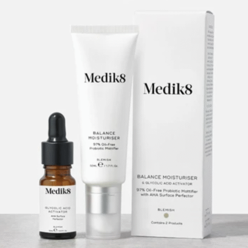 Balance Moisturiser with Glycolic Acid Activator